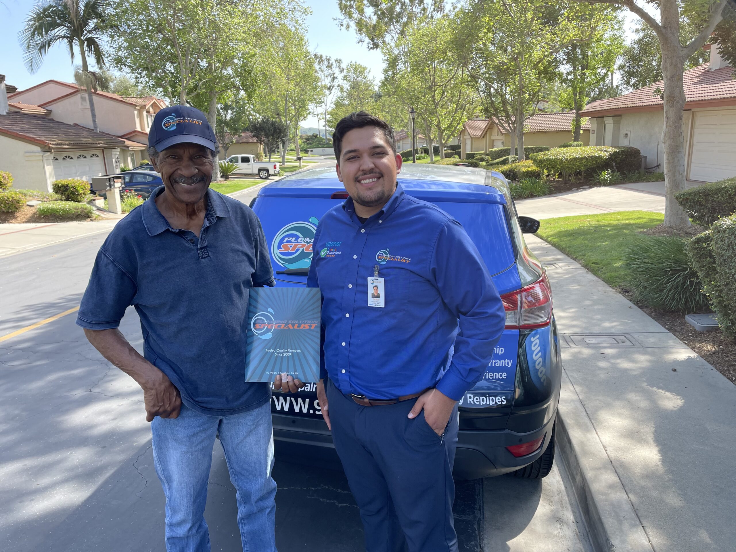 Plumbing Solution Specialist leak detection technician performing professional water leak detection service